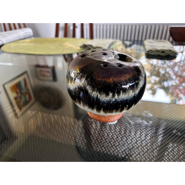 Danish Mushroom Vase in Stoneware by Erik Glaeser, 1960 For Sale - Image 6 of 8
