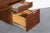 Sienna Mid-Century Modern Walnut Executive Desk Styled After Florence Knoll, 1960s For Sale - Image 8 of 14