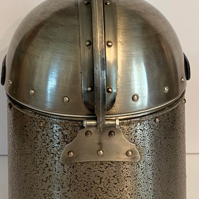 Knight's Helmet Ice Bucket by Seymour Mann Camelot For Sale In Sacramento - Image 6 of 14