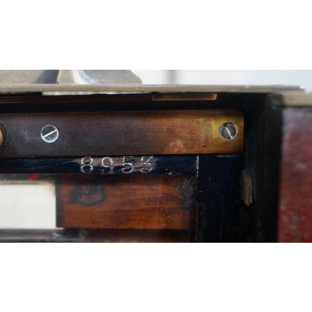 Brown Victorian Oak Coxs Patent Till, 1890s For Sale - Image 8 of 12