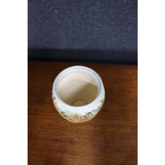 American Weller Glendale Bird Motif Art Pottery Vase For Sale - Image 3 of 14