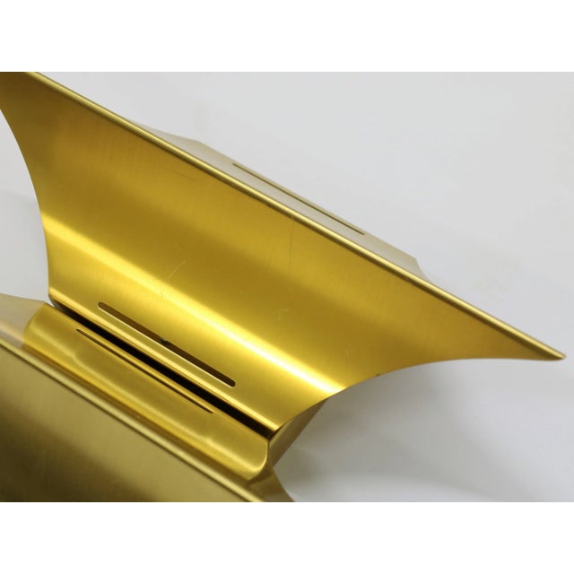 1960s Scandinavian Model Gothic II Brass Sconces from Lyfa, 1960s, Set of 2 For Sale - Image 5 of 9