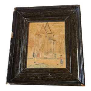 A Small City Scene by Maurice Utrillo C1950