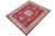 Bohemian Kazak Red/Ivory Wool Rug - 8'0''x9'10'' For Sale - Image 10 of 10