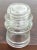 Transparent Vintage Hemingray Clear Glass Insulator For Sale - Image 8 of 9