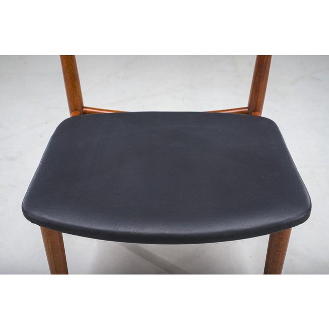 Model 39 Teak Dining Chair by Henry Rosengren Hansen for Brande Møbelindustri, 1960s For Sale - Image 6 of 14