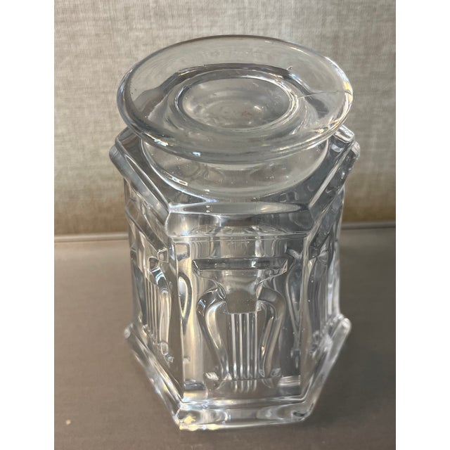 Antique 19th Century American Classical Boston & Sandwich Flint Glass Lyre Vase For Sale - Image 10 of 13