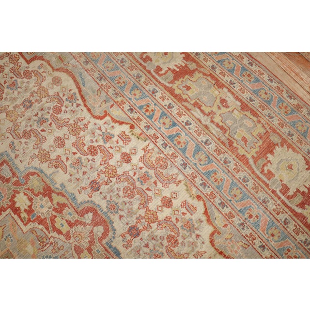 Persian Zabihi Collection Antique Persian Doroksh Rug - 9'10" x 15' For Sale - Image 3 of 6