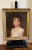 Antique Early 19th Century American Oil Painting on Canvas Portrait of a Young Girl in Original Giltwood Frame For Sale In New York - Image 6 of 8