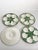 Brown White and Green Oyster Plates, France, 1920s, Set of 4 For Sale - Image 8 of 13
