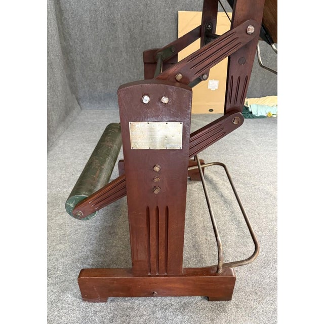 Rare Heliolithe French Counterweight Drafting Table For Sale - Image 12 of 17
