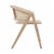 Worlds Away Matthew Izzo Home Aero Cerused Oak Barrel Back Chair For Sale - Image 4 of 5