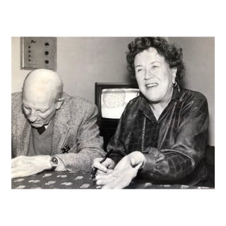 Unknown, Vintage Silver Gelatin Photograph Print Chef Julia Child Photo from Archive For Sale