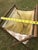 Vintage MCM Folding Stand Up Knitting Craft Sewing Yarn Basket Organizer For Sale - Image 4 of 5