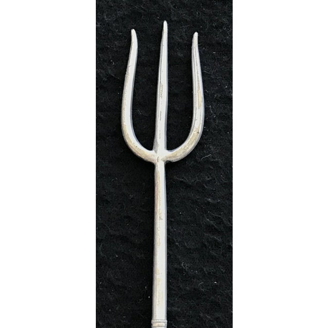 Late 19th Century Late 19th Century Silver Tall British Bread/Toast Fork For Sale - Image 5 of 9