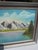 1990s Framed Waterside Mountain Landscape Painting on Canvas, Signed by the Artist For Sale - Image 4 of 8