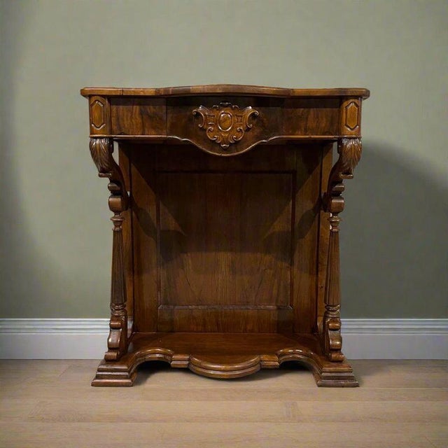 Antique Louis Philippe Console Table in Walnut For Sale - Image 16 of 16