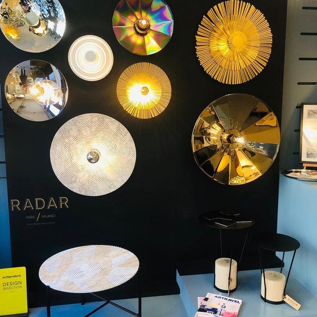 Metal Lafayette Aluminium Pendant Light by Radar For Sale - Image 7 of 8