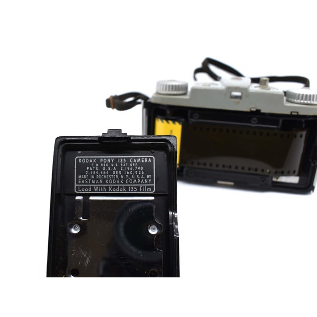 Metal Mid 20th Century Kodak Pony 135 Camera With Anaston Lens Film Camera For Sale - Image 7 of 7