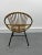 Black Dutch Rattan and Metal Chair from Rohé Noordwolde, 1950s For Sale - Image 8 of 10
