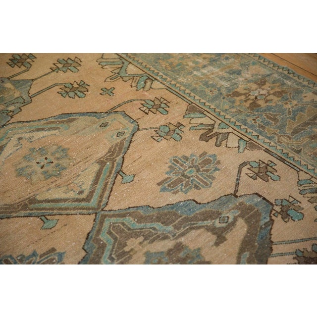 1940s Vintage Persian Malayer Asymmetric Medallion Wool Carpet For Sale In New York - Image 6 of 11