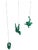 Green Climbing Men Wall Art - Set of 3 For Sale