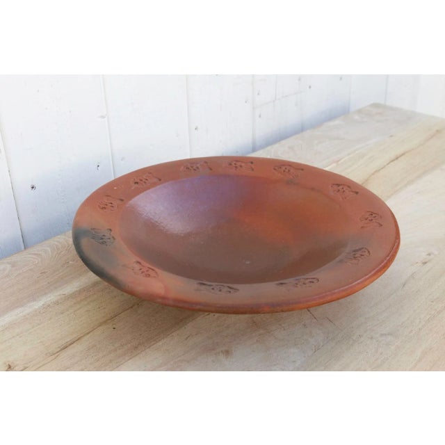 Vintage French Terracotta Platter For Sale - Image 10 of 10