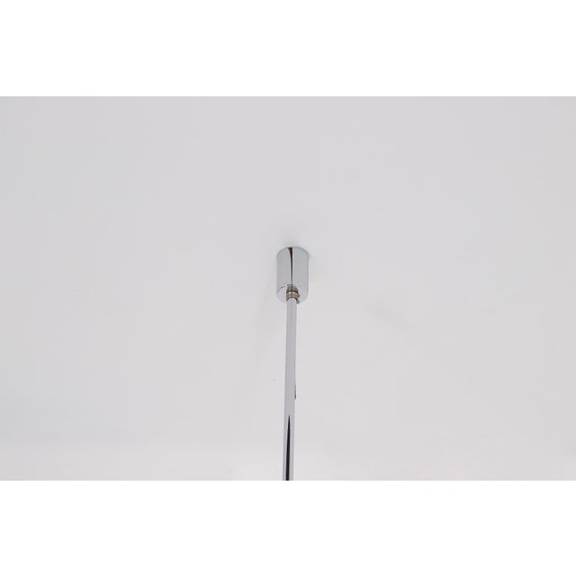 Chrome Pendant Light by Gaetano Sciolari, 1970s For Sale - Image 10 of 11