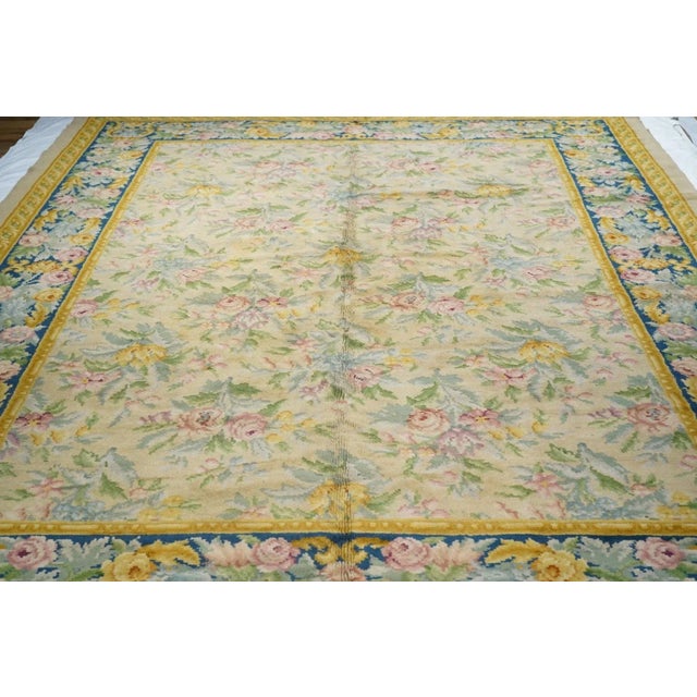 Fine Antique French Savonnerie Rug 10'2'' X 13'0'' For Sale - Image 12 of 12
