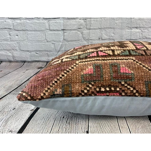16 x 24 Rug Pillow Anatolian Essence Turkish Pillow Cushion Cover For Sale - Image 4 of 4