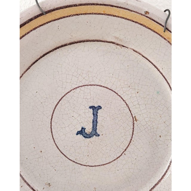 Pair of French Earthenware Plates, Late 18th Century For Sale - Image 4 of 7