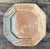 Tan Vintage Original Studio Pottery Octagon Dinner Plates - Set of 6 For Sale - Image 8 of 12