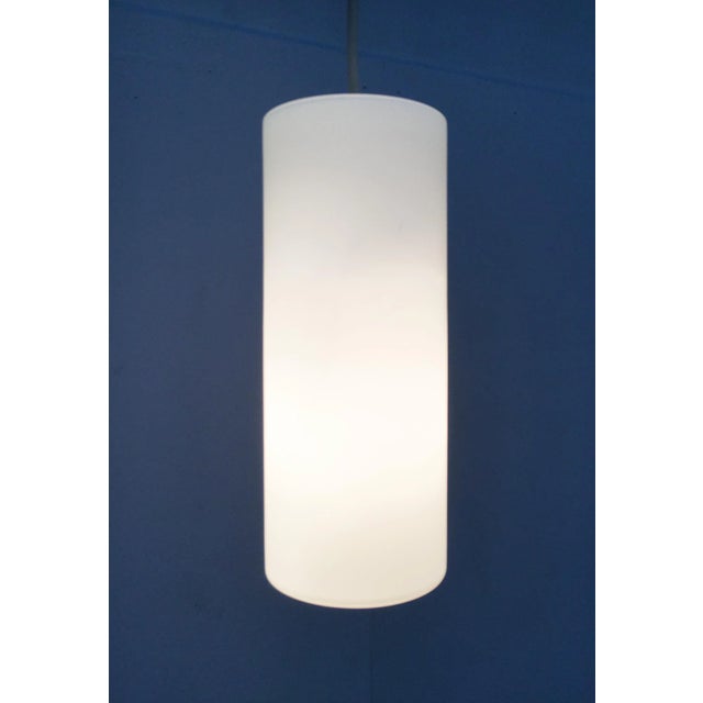 1960s Mid-Century German Glass Pendant Lamps from Limburg, Set of 3 For Sale - Image 5 of 18