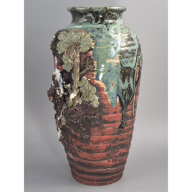Japanese Meiji-Taisho Sumida Gawa Vase by Hiroshi, 1890s For Sale - Image 3 of 12