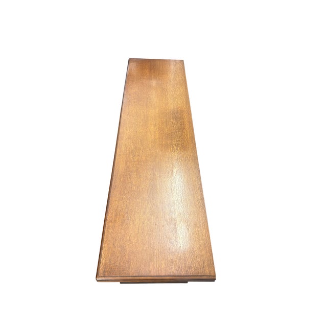 Mid 20th Century Henredon Fliptop Console Dining Table For Sale - Image 9 of 18