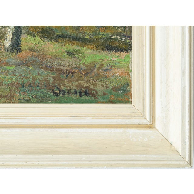 Dutch Impressionist Landscape Oil Painting, Country Path & Farmhouse, by Jacobus Doeser, Early 20th Century For Sale - Image 3 of 18