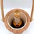 Wood Vintage Nantucket Basket Wine Chiller, Carrier or Vase With Hard Plastic Liner For Sale - Image 7 of 9