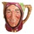 1940s Rare Royal Doulton Touchstone Jester Character Jug D5613 Large Size . A Backstamp For Sale