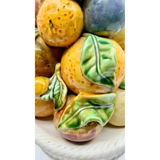 Majolica Fruit Topiary Portugal For Sale - Image 11 of 11