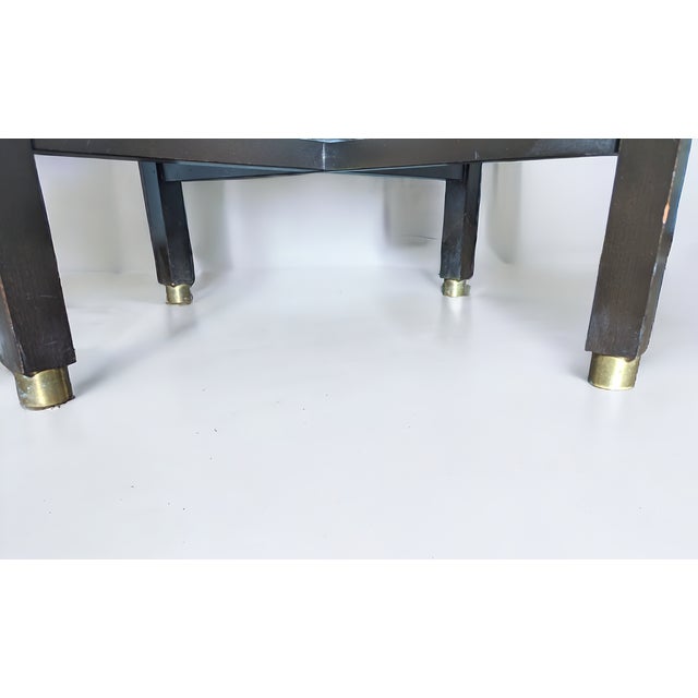 1960s 1960s Edward Wormley's for Dunbar Round Coffee Table For Sale - Image 5 of 8