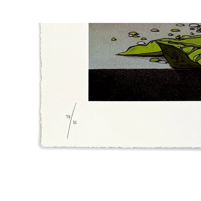 Street Art Brusk, Rose Romance (Rare Hand Signed Screen Print), 2024 For Sale - Image 3 of 4