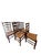 Vintage Ladderback Side Dining Chairs With Rush Seats - Set of 6 For Sale - Image 4 of 17