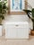 Modern Mid 20th Century White Post Modern End Table Nightstand For Sale - Image 3 of 11