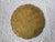 1940s Italian Florentine Turquoise & Gold Gilt Round Tray For Sale - Image 4 of 5
