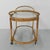 Bamboo Rattan Serving Trolley on Castors, 1950s For Sale - Image 4 of 18