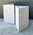 Vintage Plaster Faux Coral Geometric Table Pedestals - Pair For Sale In West Palm - Image 6 of 14