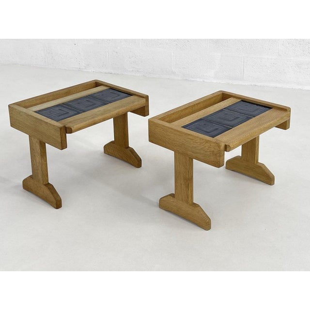 Bedside Tables by Guillerme and Chambron for Votre Maison, Set of 2 For Sale - Image 10 of 10