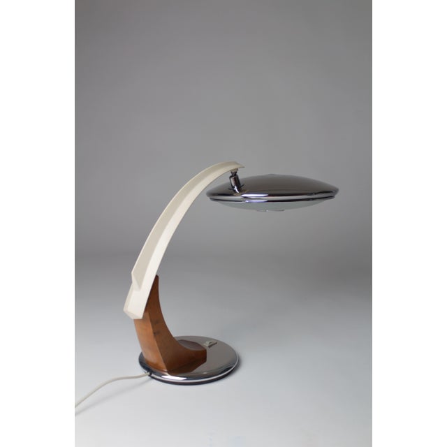 1970s Tiburon Shark Desk Lamp by Luis Perez De La Oliva, Grin, Spain, 1960s For Sale - Image 5 of 13