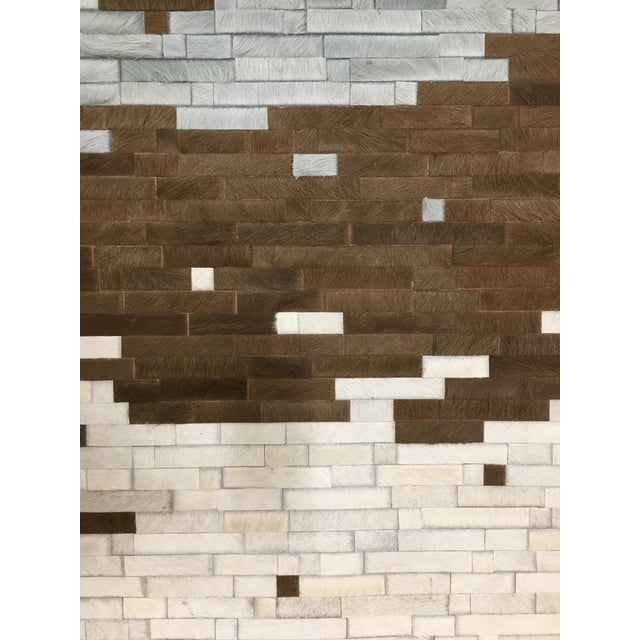 Bespoke Kyle Bunting Hair on Hide Rug 8′ × 9′10″ Chairish