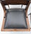 Antique Pressed Back Oak Dining Chairs With Leather Seats - Set of 4 For Sale - Image 15 of 18
